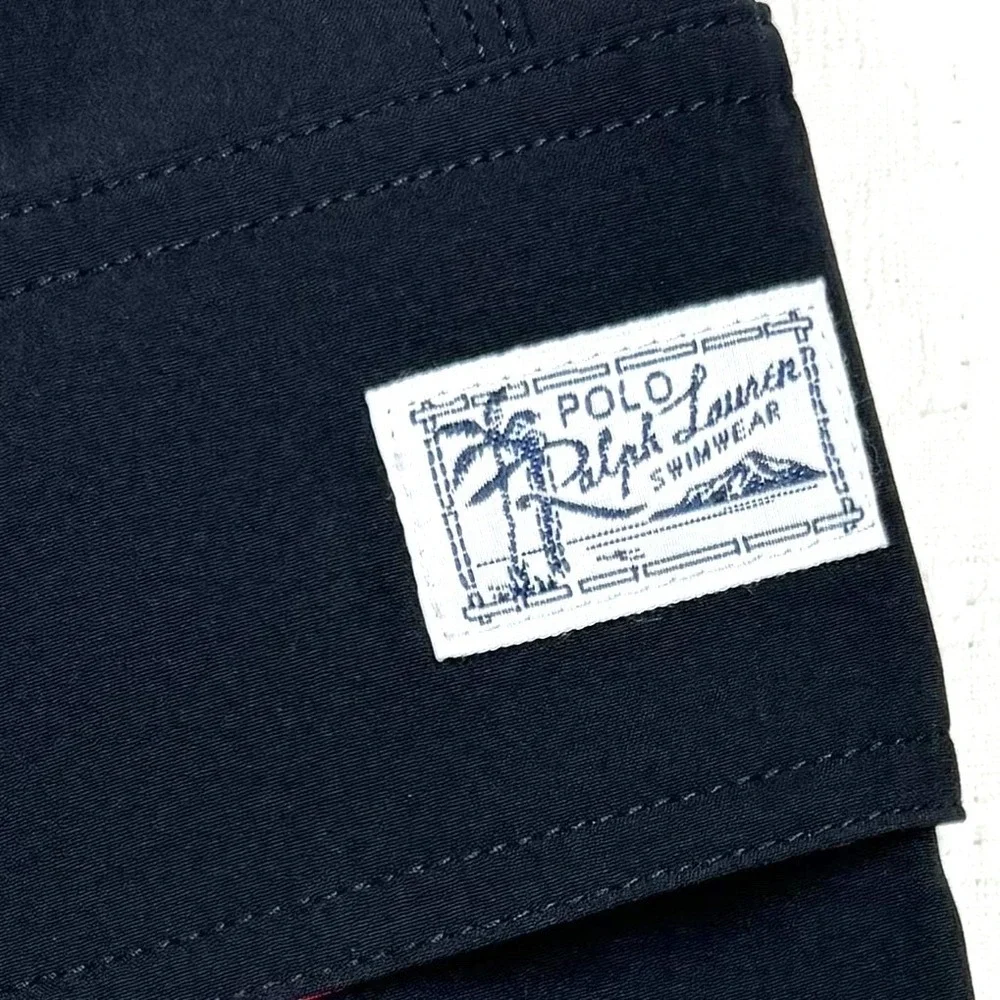 Polo Ralph Lauren Kailua Stretch Classic Fit Swim Trunk Big & Tall Men 3XB Black
